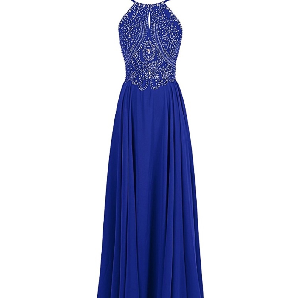 Open back sparkly prom dress!